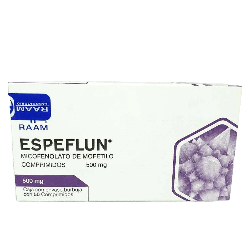 Espeflun 500mg Con 50 Tabletas